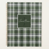 Custom Planner Gingham Pattern Style プランナー手帳 (正面)