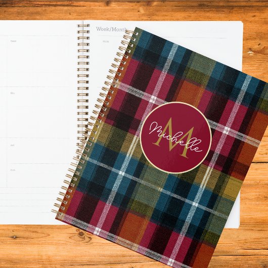 Custom Planner Gingham Pattern Style プランナー手帳