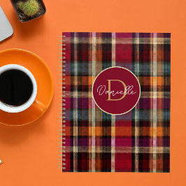 Custom Planner Gingham Pattern Style プランナー手帳