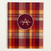 Custom Planner Gingham Pattern Style プランナー手帳 (正面)