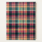 Custom Planner Gingham Pattern Style プランナー手帳 (裏面)