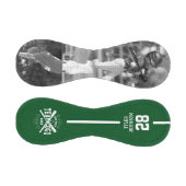 Custom Player Team Logo 2 Photo Green 野球ボール (パネル)