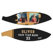 Custom Player's Name Number Team 2 Photo バスケットボール (パネル)