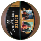 Custom Player's Name Number Team 2 Photo バスケットボール (縦)