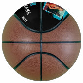 Custom Player's Name Number Team 2 Photo バスケットボール (右)