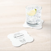 Custom Please Do Not Take My Drink Wedding  ペーパーコースター (インサイチュ)