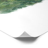 Custom Pocono Mountains Wall Art, Pennsylvania ポスター (角)