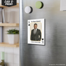 Custom Poker Card with Photo, The King of Spades