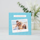 Custom Polaroid Style Photo Card for Boyfriend シーズンカード (スタンド正面)