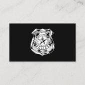 Custom Police Department Law Enforcement Logo 名刺 (正面)