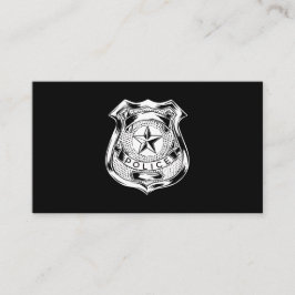 Custom Police Department Law Enforcement Logo 名刺