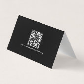 Custom Police Department Law Enforcement QR Code 名刺 (裏面)