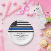 Custom Police Retirement Party ペーパープレート (パーティー)
