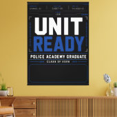 Custom Police Unit Ready 2026 Name Design キャンバスプリント (インサイチュ (リビング))