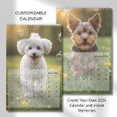 Custom Poppy Dog 2026 Calendar カレンダー
