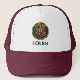 Custom Portugal Soccer Crest Personalized Name キャップ