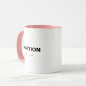 CUSTOM POSITION 就任年 – 新しい役割 マグカップ (正面左)