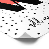 CUSTOM - Poster - Lower Case w ポスター (角)