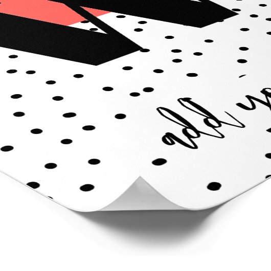 CUSTOM - Poster - Lower Case w ポスター (角)