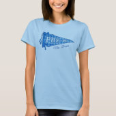 Custom Pre-K School Pennant Teacher Name Blue Tシャツ (正面)
