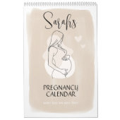 Custom Pregnancy Calendar, 9 Months Maternity カレンダー (カバー)