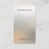 Custom Premium Silk Paper Glamorous Silver Luxury 名刺 (正面)