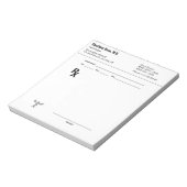 Custom Prescription Notepad – Editable Doctor RX  ノートパッド (回転)