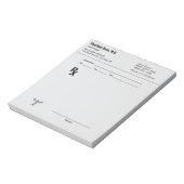 Custom Prescription Notepad – Editable Doctor RX  ノートパッド (回転)