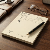 Custom Prescription Notepad – Editable Doctor RX  ノートパッド