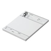 Custom Prescription Pad for Doctor Pharmacist Rx  ノートパッド (回転)