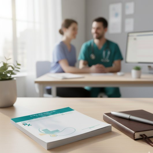 Custom Prescription Pad Template | Editable RX Not ノートパッド