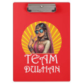 Custom Print Desi Wedding Shaadi Vibes クリップボード (正面)