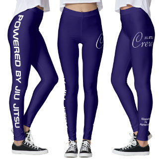 Custom Print Jiu Jitsu Crew Blue Spats レギンス