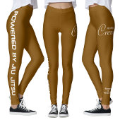 Custom Print Jiu Jitsu Crew Brown Spats レギンス