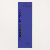 Custom Print Yoga Crew Deep Blue ヨガマット (正面)