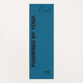 Custom Print Yoga Crew Ocean Blue ヨガマット (正面)