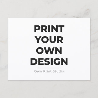 Custom Print Your Own | Printing My Own To Order インビテーションポストカード
