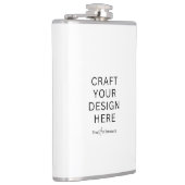 Custom Printed 8 oz Flask –Upload Your Own Design フラスク (右)