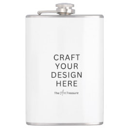 Custom Printed 8 oz Flask  –Upload Your Own Design フラスク