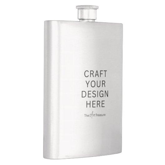 Custom Printed Classic Flask Upload Your Design フラスク (右)