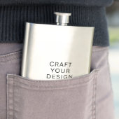 Custom Printed Classic Flask Upload Your Design フラスク (インサイチュ)