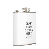 Custom Printed Flask – Upload Your Own Design フラスク (右)