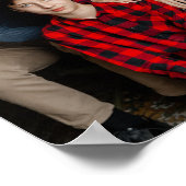 Custom Printed Portrait – Personalized Photo Artwo ポスター (角)