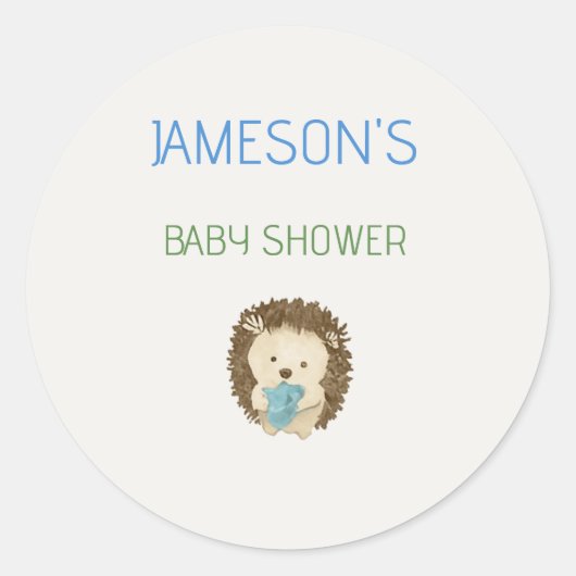 Custom Printed Stickers Personalized Party | Elega ラウンドシール (正面)