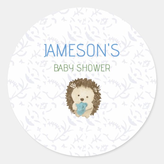 Custom Printed Stickers Personalized Party | Elega ラウンドシール (正面)