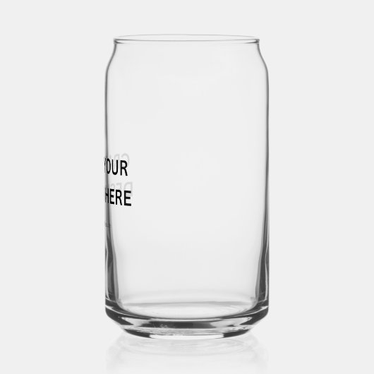 Custom Printed – Upload Your Own Design ガラス缶 (左)