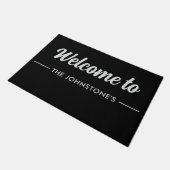 Custom Printed Welcome Mat with Name or Design ドアマット (アングル)