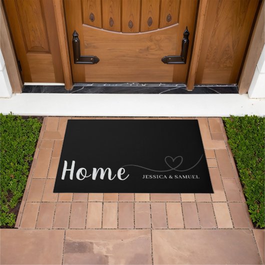 Custom Printed Welcome Mat with Name or Design ドアマット (室外)