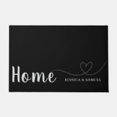 Custom Printed Welcome Mat with Name or Design ドアマット (正面)