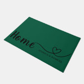 Custom Printed Welcome Mat with Name or Design ドアマット (アングル)